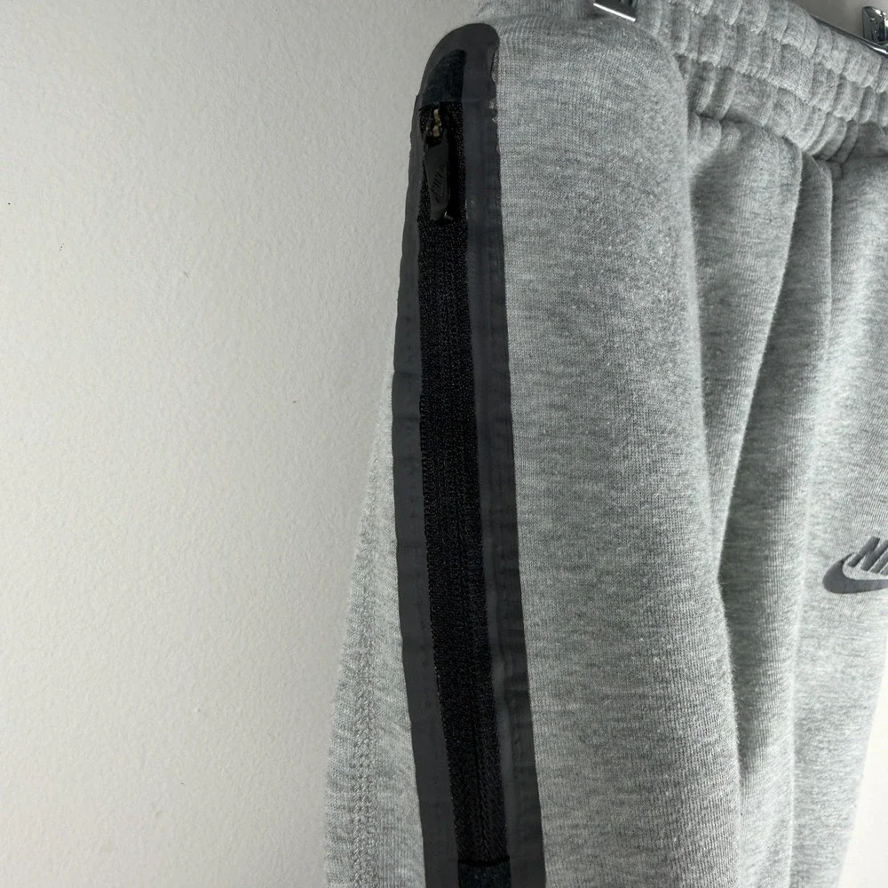 Niki Boys size 7 Youth‎ Jogger Sweatpants Joggers Track Pants Gray Pockets Thick